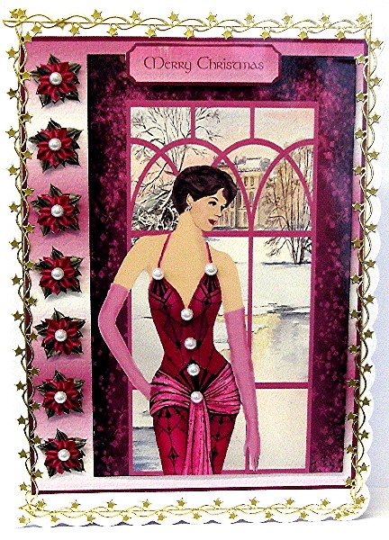 Art Deco Winter Window by Maxine Jones
