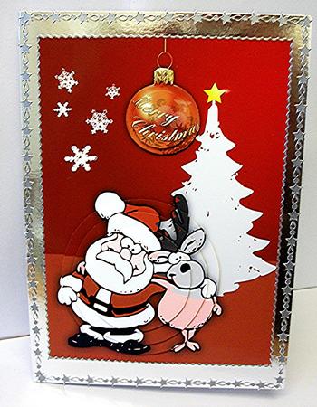 Santa and Friend by Maxine Jones