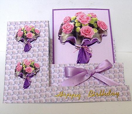 Rose Bouquet Side Stepper by Maxine Jones