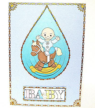 Baby Boy Teardrop by Maxine Jones