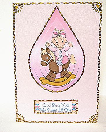 Baby Girl Teardrop by Maxine Jones