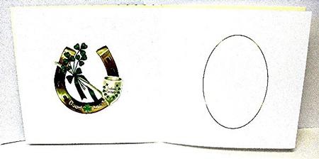 Lucky Irish Horseshoe Insert by Maxine Jones