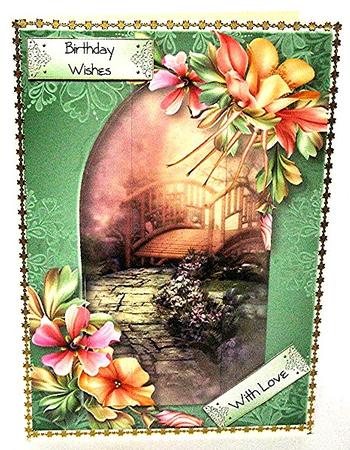 Arched Scene Stacker - Fleur De La Foret by Maxine Jones