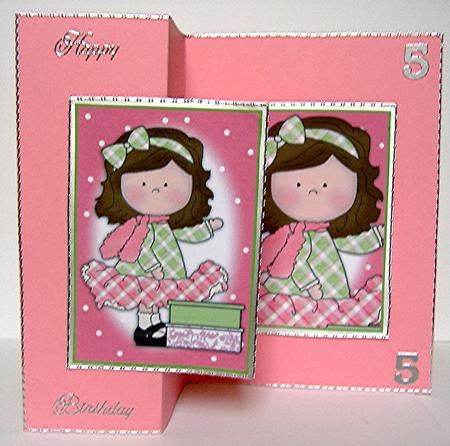 Le Chic Girls in Pinks & Greens Toppers by Maxine Jones