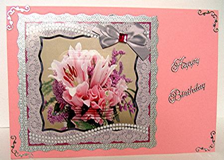 Floral Beauty Lace and Pearls by Maxine Jones