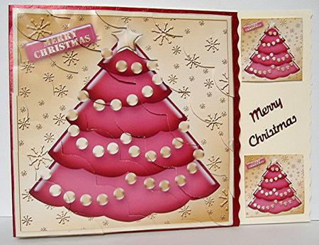 8 x 8 Xmas Tree Kit with Scalloped Corners by Maxine Jones