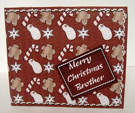 Red Christmas Wallet Card Kit by Maxine Jones