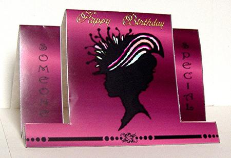 Birthday Head Staggerfold by Maxine Jones