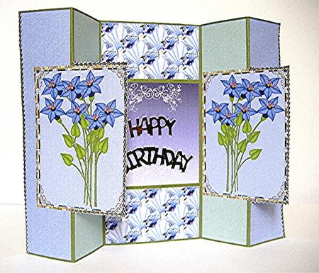 Shades of Purple, Rinestones and Pearls by Maxine Jones