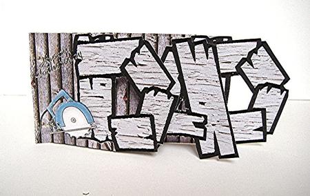 DIY Dad Birthday and Fathers Day Book Sheet by Maxine Jones