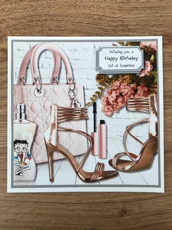 Pink and rose gold accessories by Maxine Ottewell