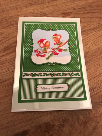 Cute Critters Holiday Topper (Card One) by Maxine Ottewell