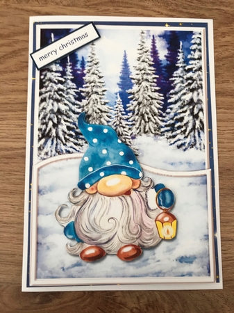   A5 Christmas Gnome  1 by Maxine Ottewell