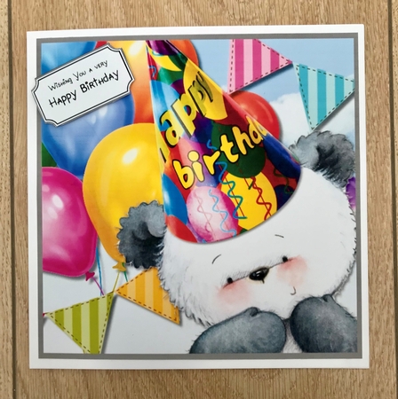Cute Panda Birthday by Maxine Ottewell
