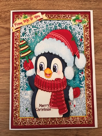 A5, Happy Penguin  by Maxine Ottewell