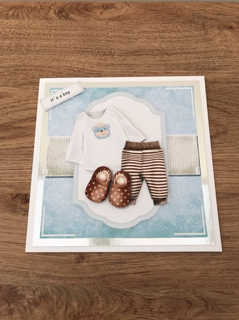 Cute new baby Boy Mini Kit by Maxine Ottewell