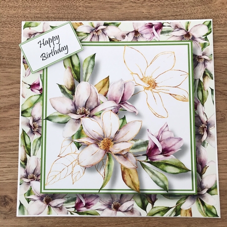Magnificent Magnolia 2 8x8 by Maxine Ottewell