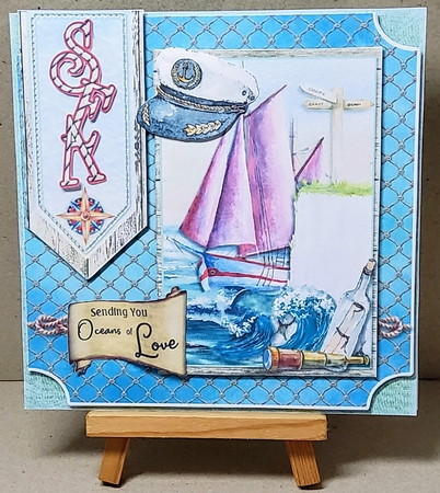 Anchors Aweigh 3 Simply Cards  by Maxine SANDIAN