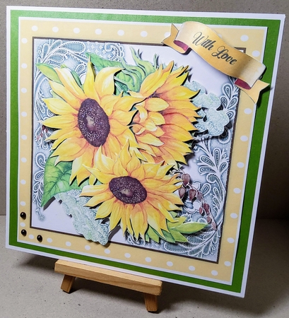 8x8 Mini Kit, Beautiful Sunflowers  by Maxine SANDIAN