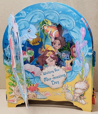 Mer-mazing Tales Behind the Door Tunnel Card by Maxine SANDIAN