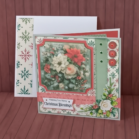 Christmas Botanicals 1 6x6 by Maxine SANDIAN