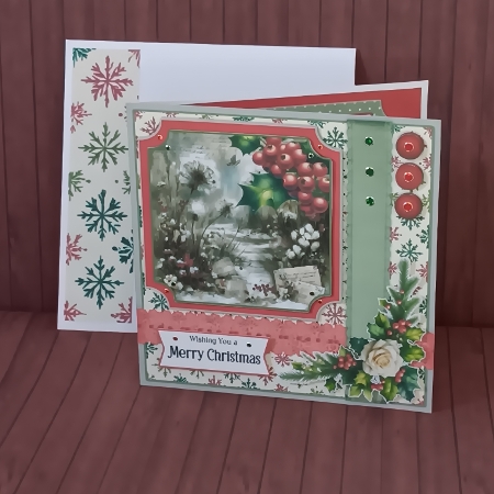 Christmas Botanicals 1 6x6 by Maxine SANDIAN