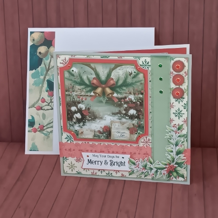 Christmas Botanicals 3 6x6 by Maxine SANDIAN