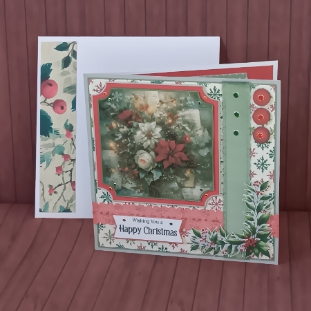 Christmas Botanicals 3 6x6 by Maxine SANDIAN