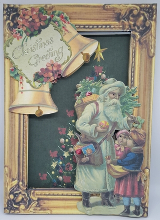 Inside Out Card Vintage Santa by Maxine SANDIAN