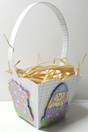 Easter Bunny Easter Basket by Maxine SANDIAN