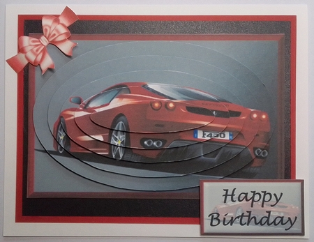 Red Ferrari Pyramid by Maxine SANDIAN