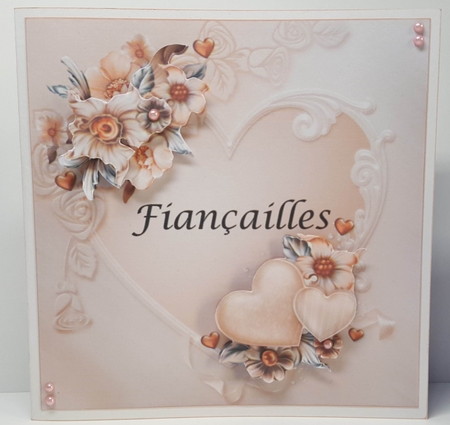 8x8 Hearts and Romance by Maxine SANDIAN