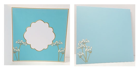 Teal Dotty Fmk Mothers Day 7in Time Flower Decoupage by Maxine SANDIAN