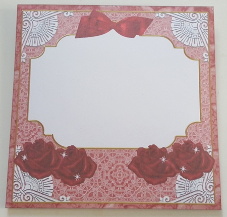 Red Tulips Easter Wishes Special 8in Tag N' Envelope Kit by Maxine SANDIAN