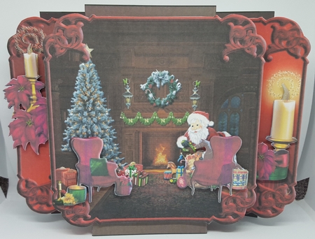 Santa's Visit Pop Out Cart Kit by Maxine SANDIAN