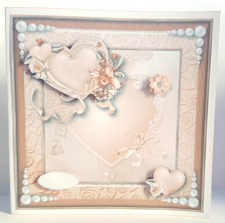 Romantique Love & Kisses Card Topper 3 by Maxine SANDIAN