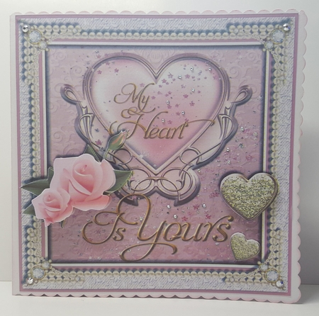 My Heart is Yours Card Topper 1 by Maxine SANDIAN