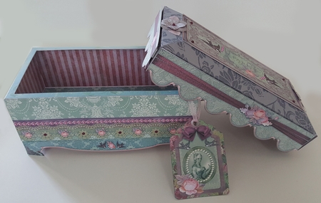Shabby Chic French Jewellery Chest - Parisienne Rose by Maxine SANDIAN