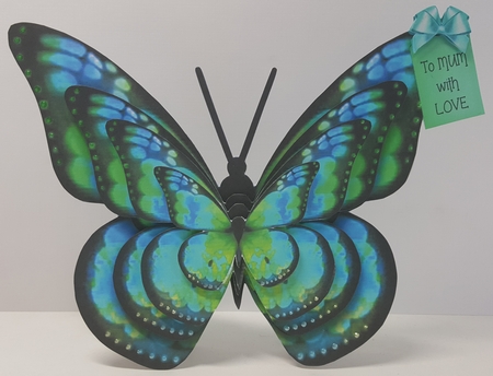 Butterfly Shaped A Frame Card - B23 by Maxine SANDIAN