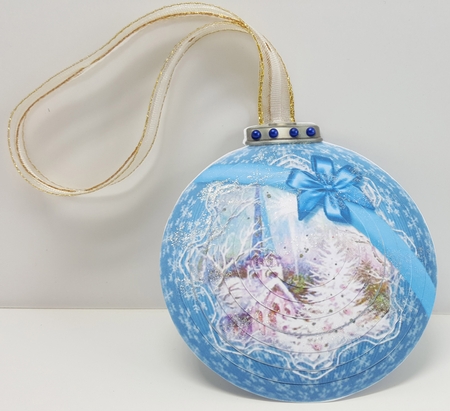 3D Bauble Card And Gift Box Christmas Church Kit.4 by Maxine SANDIAN