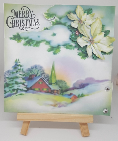 Layered Christmas - Winter Landscape by Maxine SANDIAN