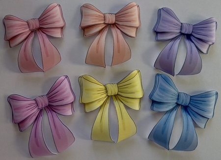 Bows Bows & More Bows - Design 1 by Maxine SANDIAN