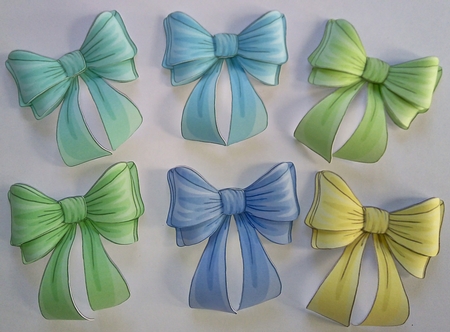 Bows Bows & More Bows - Design 2 by Maxine SANDIAN