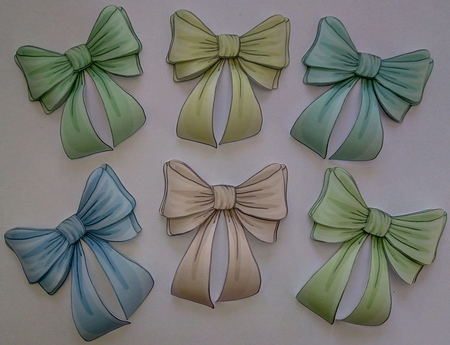 Bows Bows & More Bows - Design 6 by Maxine SANDIAN