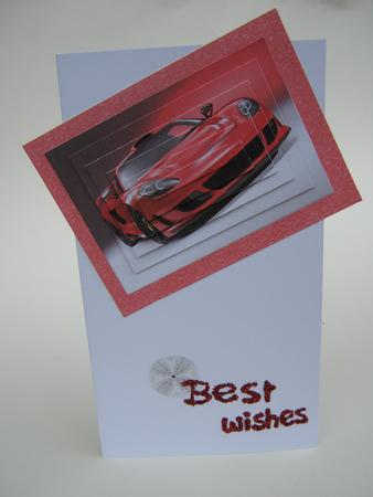 Red Sports Car Pyramid by Megan Megan