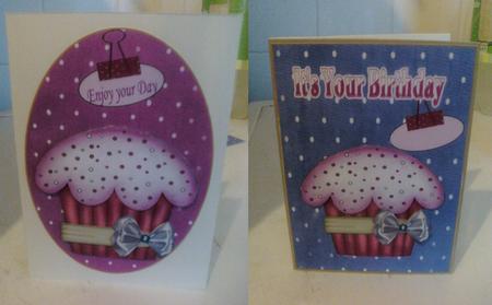 Cupcakes Carnival Happy Birthday Enjoy Your Day by Melanie Johnston