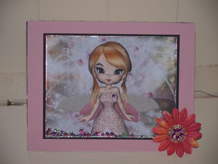Lacey Fairy Shaker Card by Melanie Sakareassen