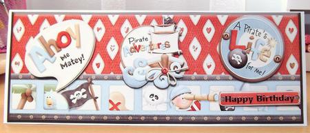 Pirate Adventures Dl Card Front by Melanie Brewin