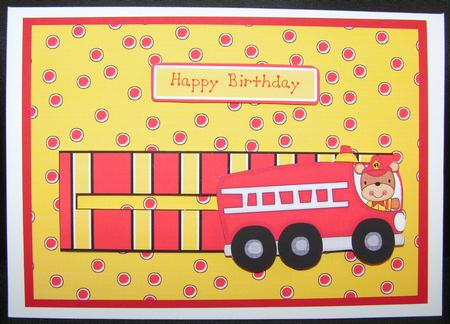 Fire Bear Slider Card by Melanie Brewin