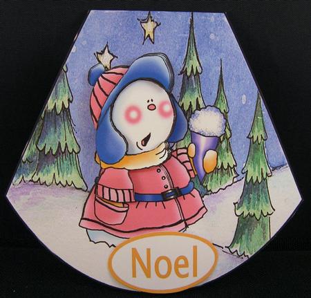 Snowgirl Wobble Two by Melanie Brewin